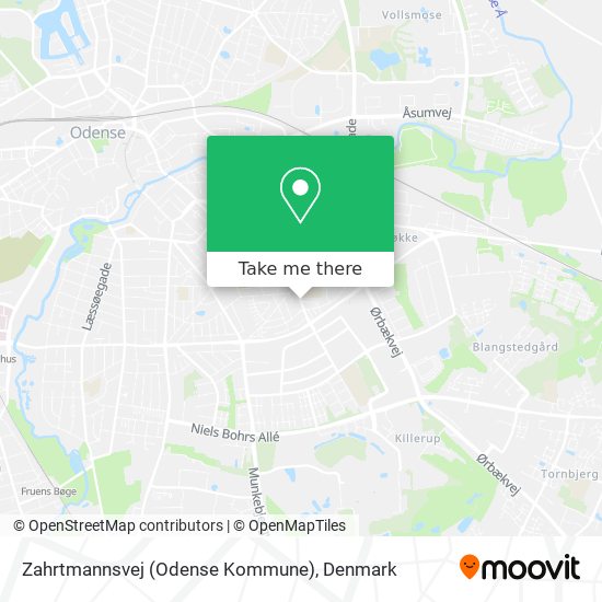 Zahrtmannsvej (Odense Kommune) map