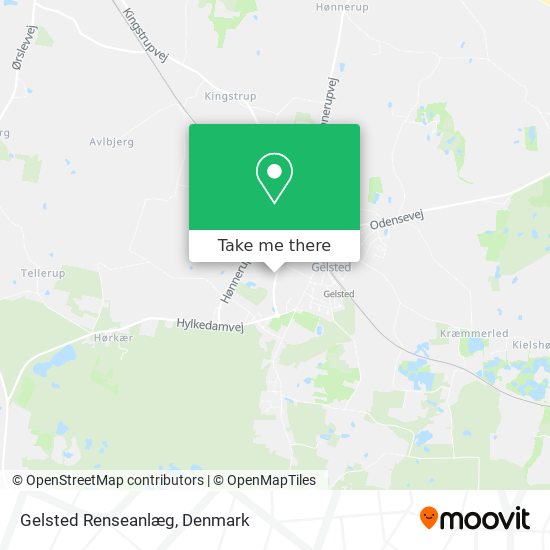 Gelsted Renseanlæg map