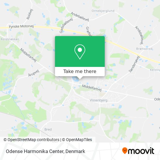 Odense Harmonika Center map