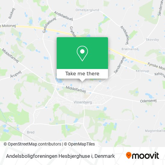 Andelsboligforeningen Hesbjerghuse i map