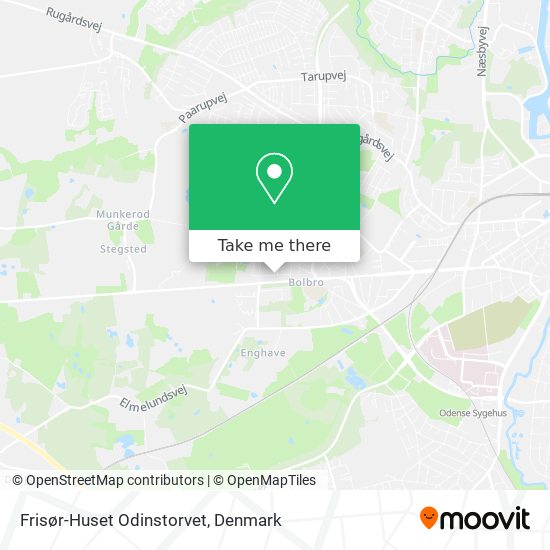 Frisør-Huset Odinstorvet map