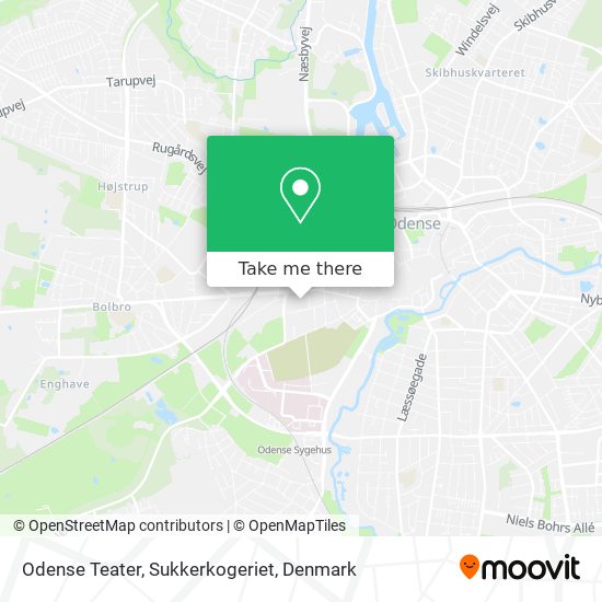 Odense Teater, Sukkerkogeriet map