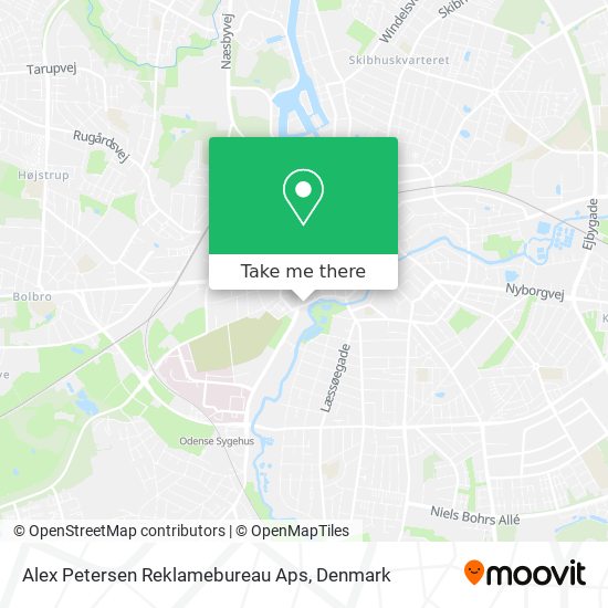 Alex Petersen Reklamebureau Aps map