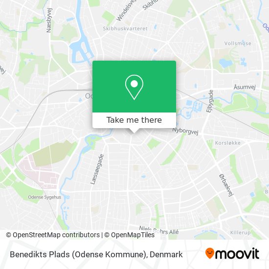Benedikts Plads (Odense Kommune) map