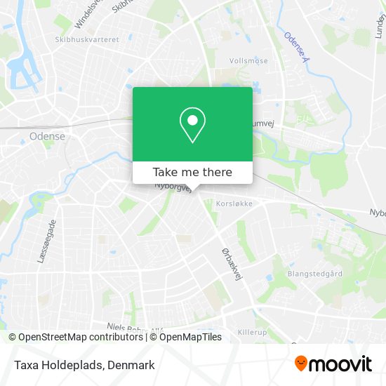 Taxa Holdeplads map