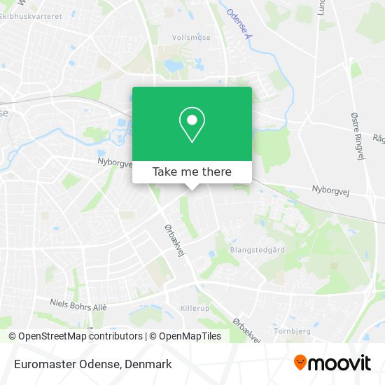 Euromaster Odense map