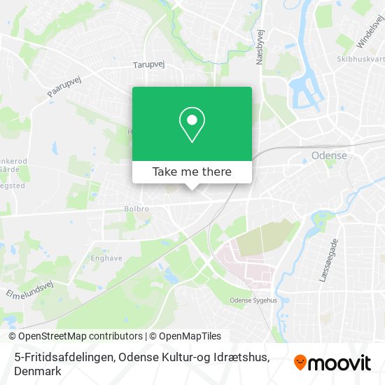 5-Fritidsafdelingen, Odense Kultur-og Idrætshus map