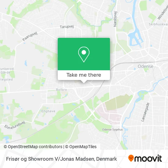 Frisør og Showroom V / Jonas Madsen map