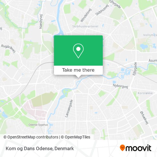 Kom og Dans Odense map