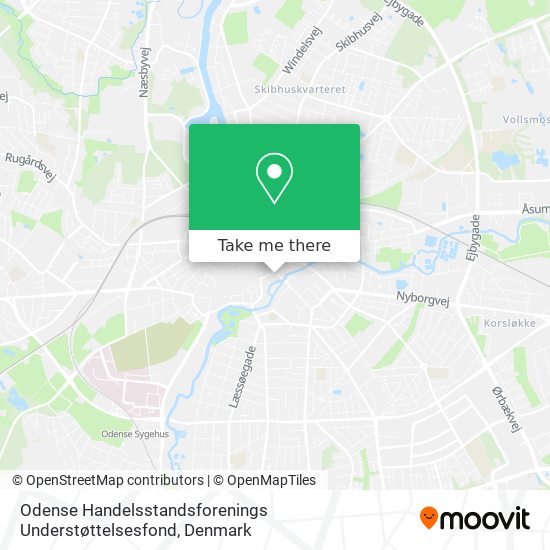 Odense Handelsstandsforenings Understøttelsesfond map