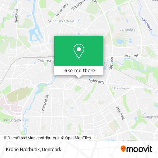 Krone Nærbutik map