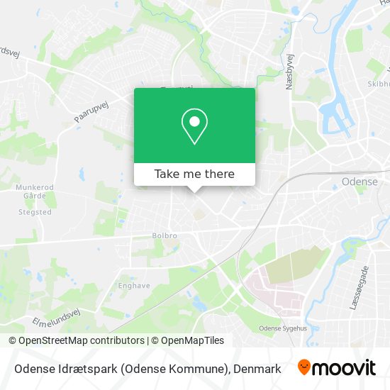 Odense Idrætspark (Odense Kommune) map