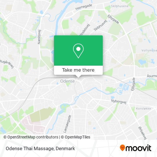 Odense Thai Massage map