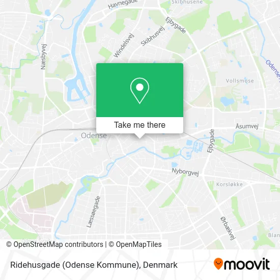 Ridehusgade (Odense Kommune) map