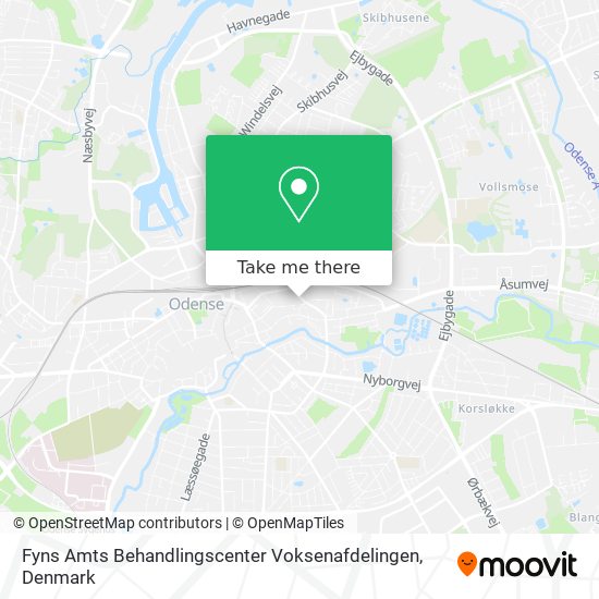 Fyns Amts Behandlingscenter Voksenafdelingen map