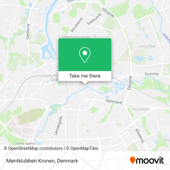 Møntklubben Kronen map