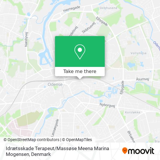 Idrætsskade Terapeut / Massøse Meena Marina Mogensen map