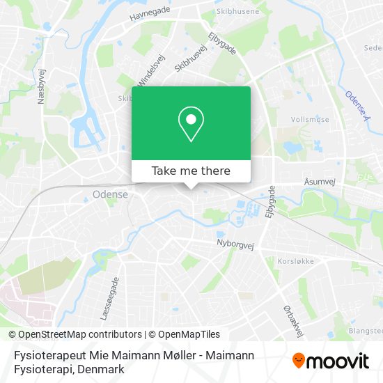 Fysioterapeut Mie Maimann Møller - Maimann Fysioterapi map