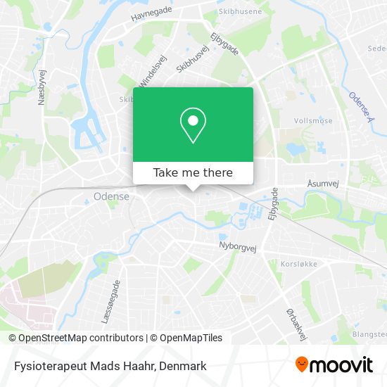 Fysioterapeut Mads Haahr map