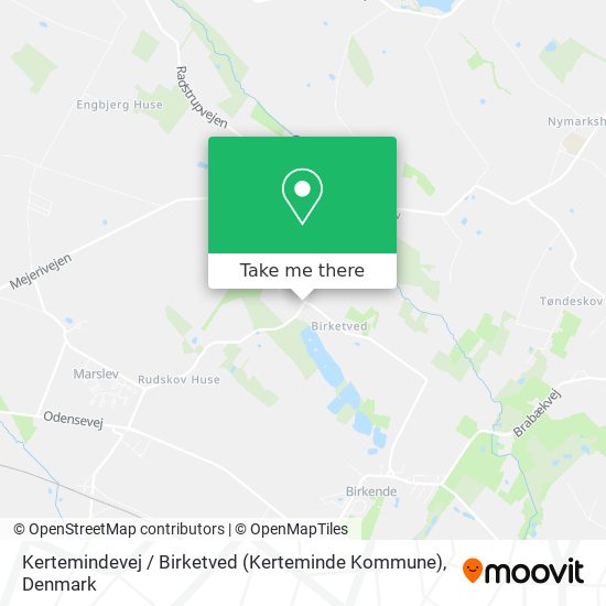 Kertemindevej / Birketved (Kerteminde Kommune) map