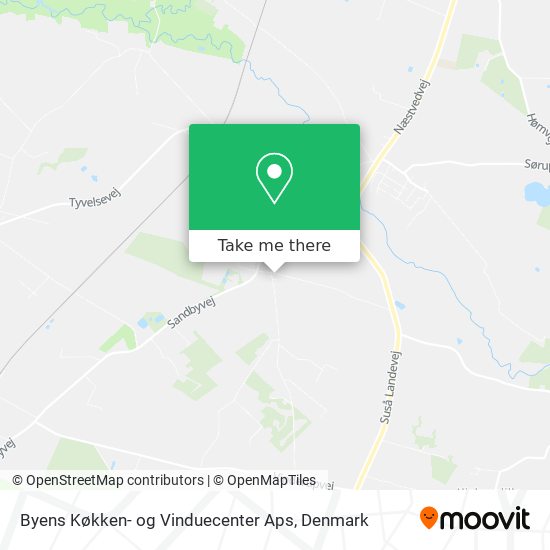 Byens Køkken- og Vinduecenter Aps map