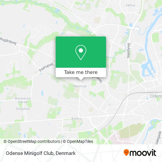 Odense Minigolf Club map