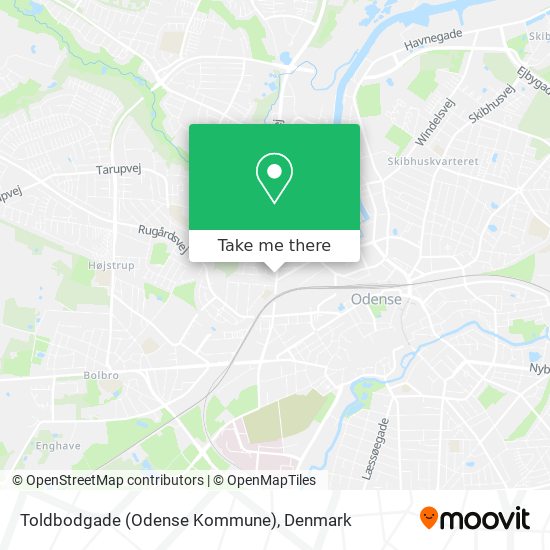 Toldbodgade (Odense Kommune) map