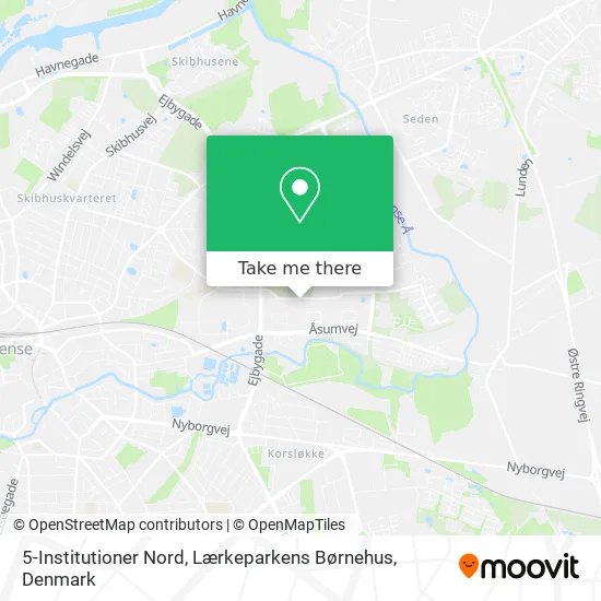 5-Institutioner Nord, Lærkeparkens Børnehus map