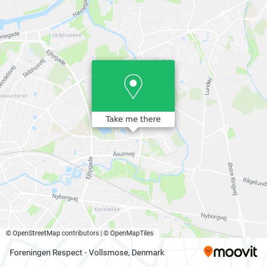 Foreningen Respect - Vollsmose map