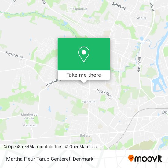 Martha Fleur Tarup Centeret map