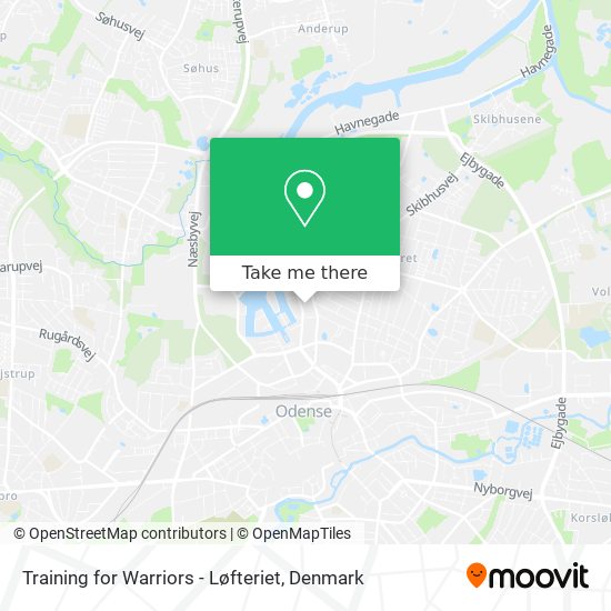 Training for Warriors - Løfteriet map