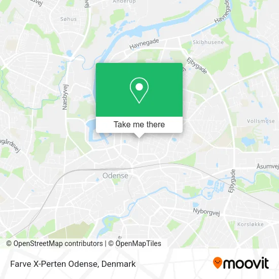 Farve X-Perten Odense map