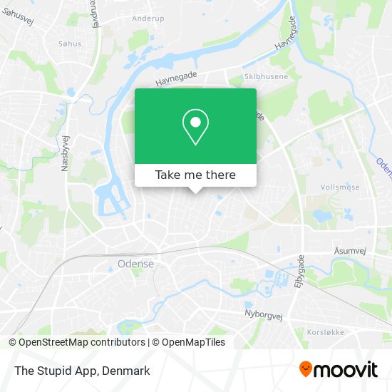 The Stupid App map