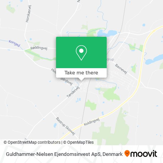 Guldhammer-Nielsen Ejendomsinvest ApS map