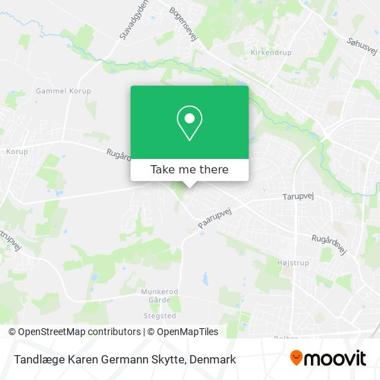 Tandlæge Karen Germann Skytte map