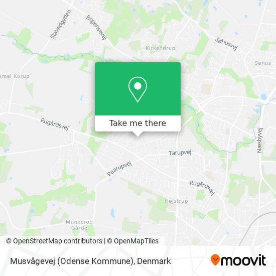 Musvågevej (Odense Kommune) map