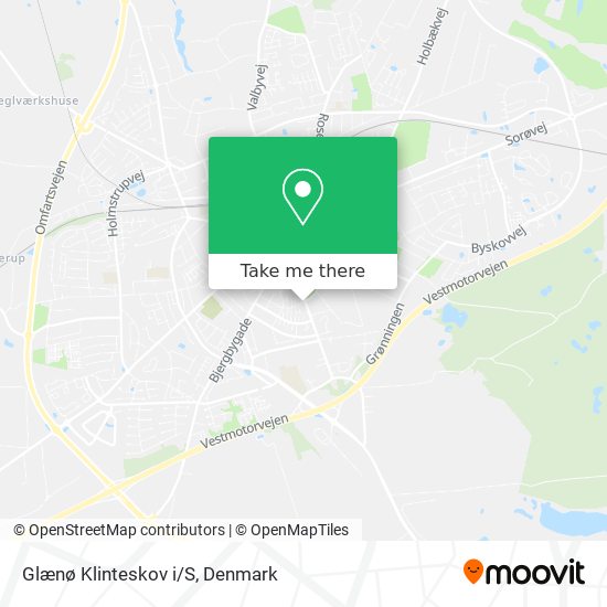 Glænø Klinteskov i/S map