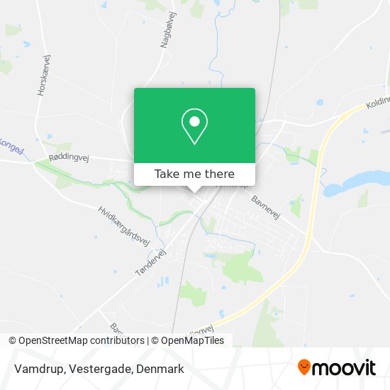 Vamdrup, Vestergade map