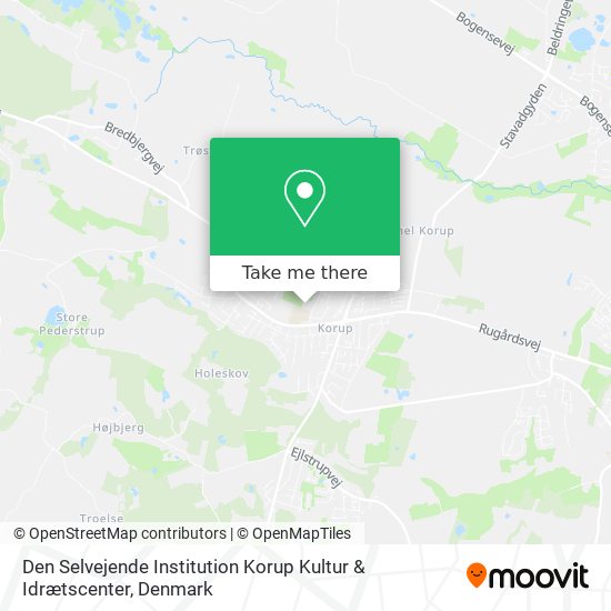 Den Selvejende Institution Korup Kultur & Idrætscenter map