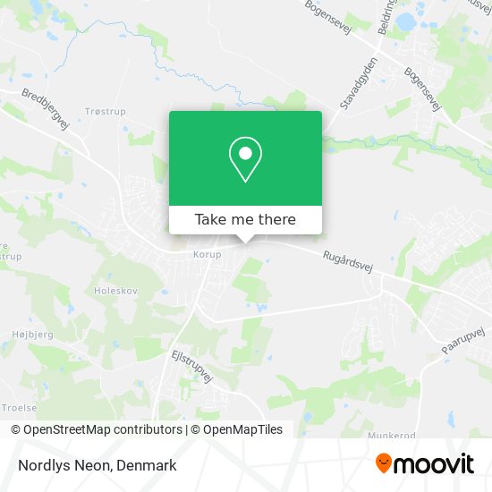 Nordlys Neon map