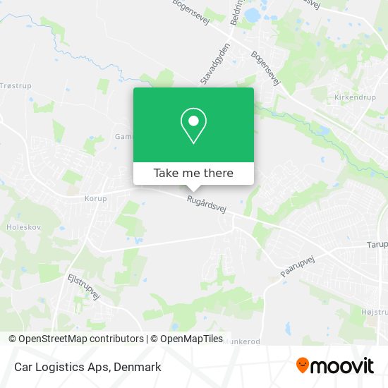 Car Logistics Aps map