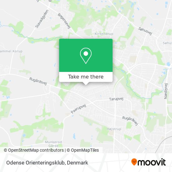 Odense Orienteringsklub map