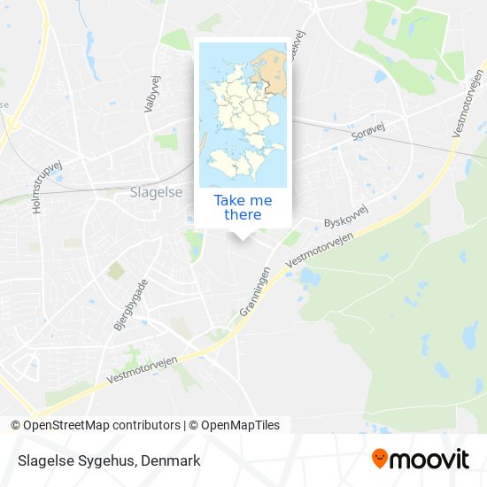 Slagelse Sygehus map