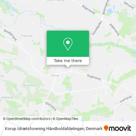 Korup Idrætsforening Håndboldafdelingen map