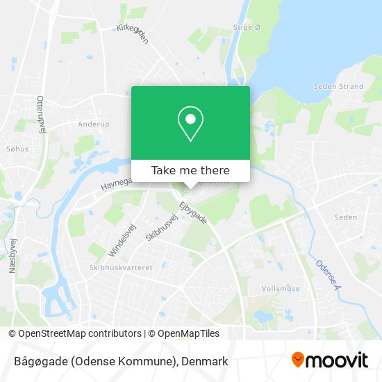 Bågøgade (Odense Kommune) map
