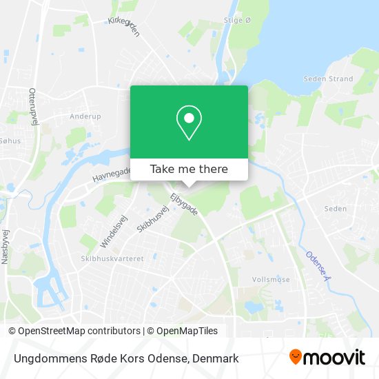 Ungdommens Røde Kors Odense map