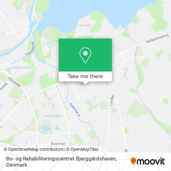 Bo- og Rehabiliteringscentret Bjerggårdshaven map