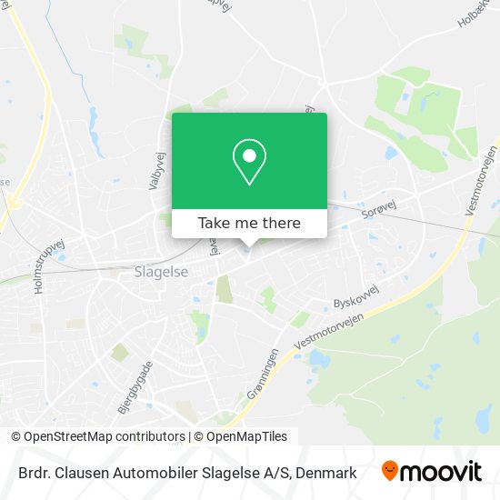 Brdr. Clausen Automobiler Slagelse A / S map