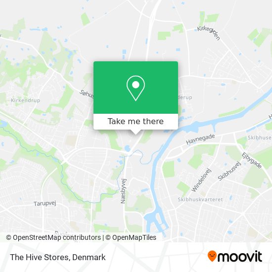 The Hive Stores map