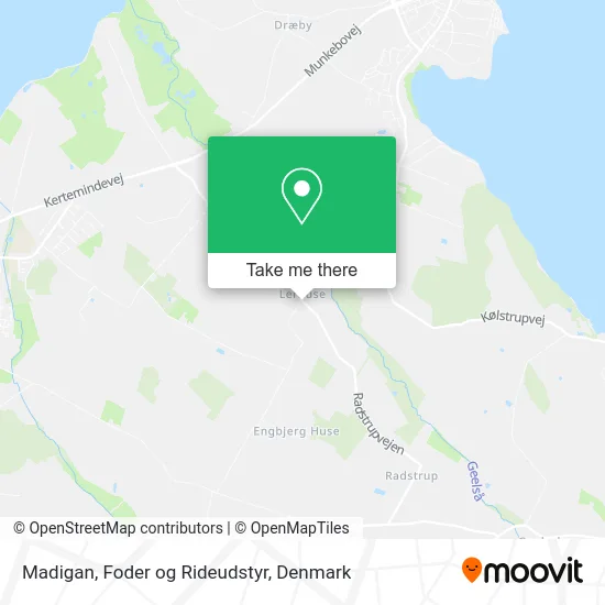 Madigan, Foder og Rideudstyr map